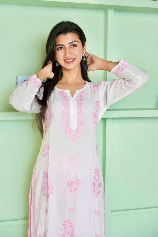 Naaz kurti in pink